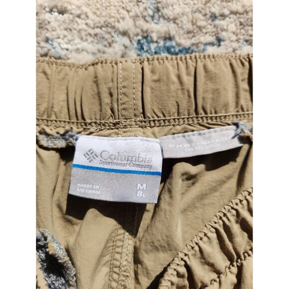Columbia Men's Size Medium‎ Khaki Omni-Shade Performance Shorts - Picture 3 of 3